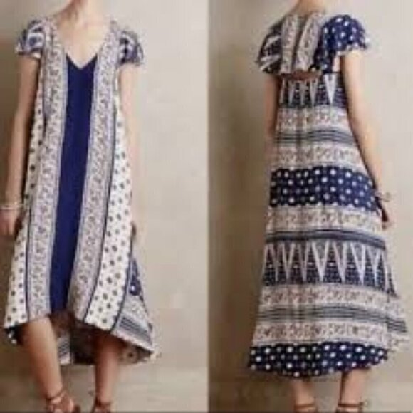 Maeve Swimmertide Swing High Low Dress - Picture 2 of 10